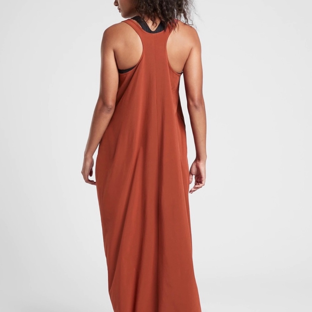 Athleta Presidio Dress NWT Russet Brown Size S